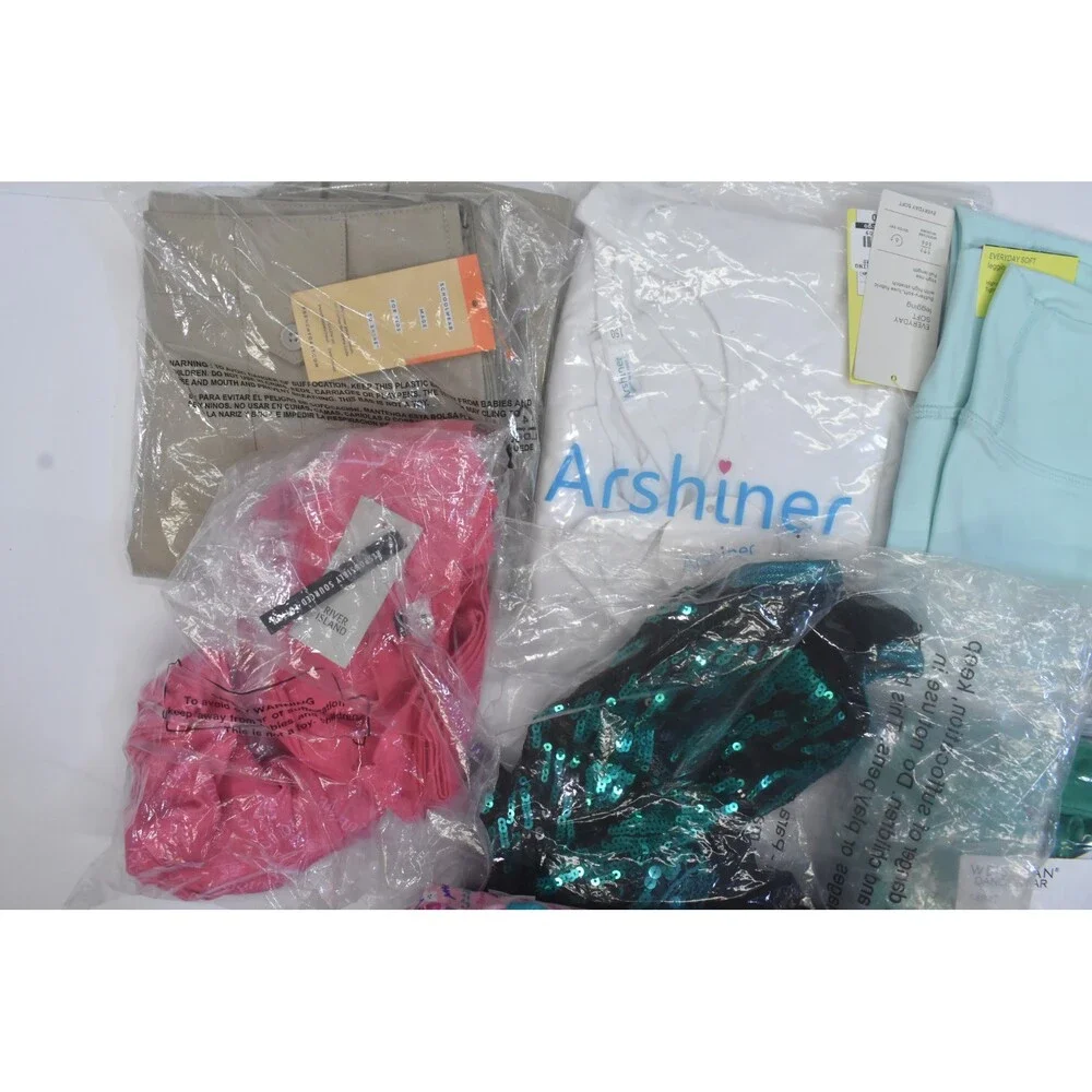 Wholesale Bulk Lot Of 10 Girls Size Large 10/12 Mixed Season Tops Bottoms